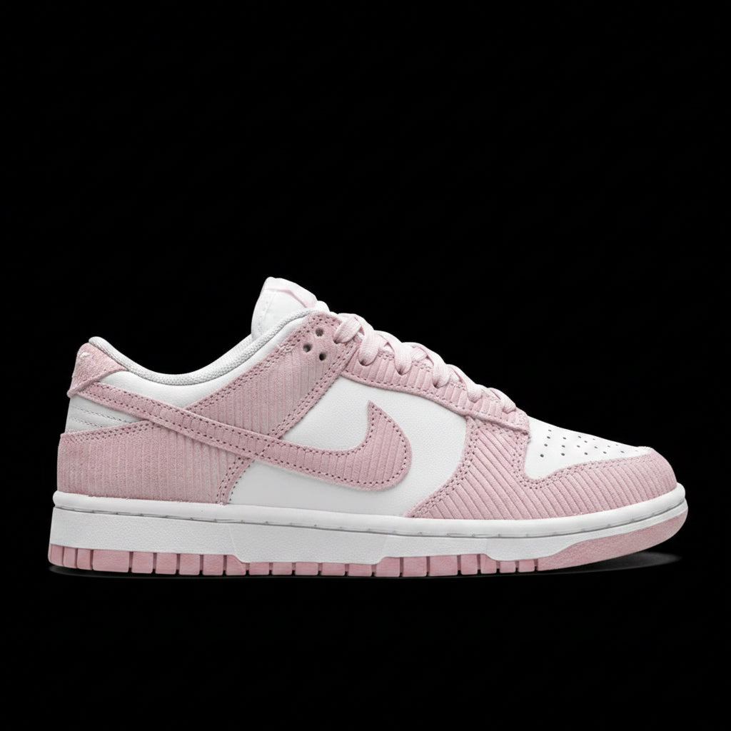 Nike Dunk Low Pink Corduroy (Women's) Designer Estate
